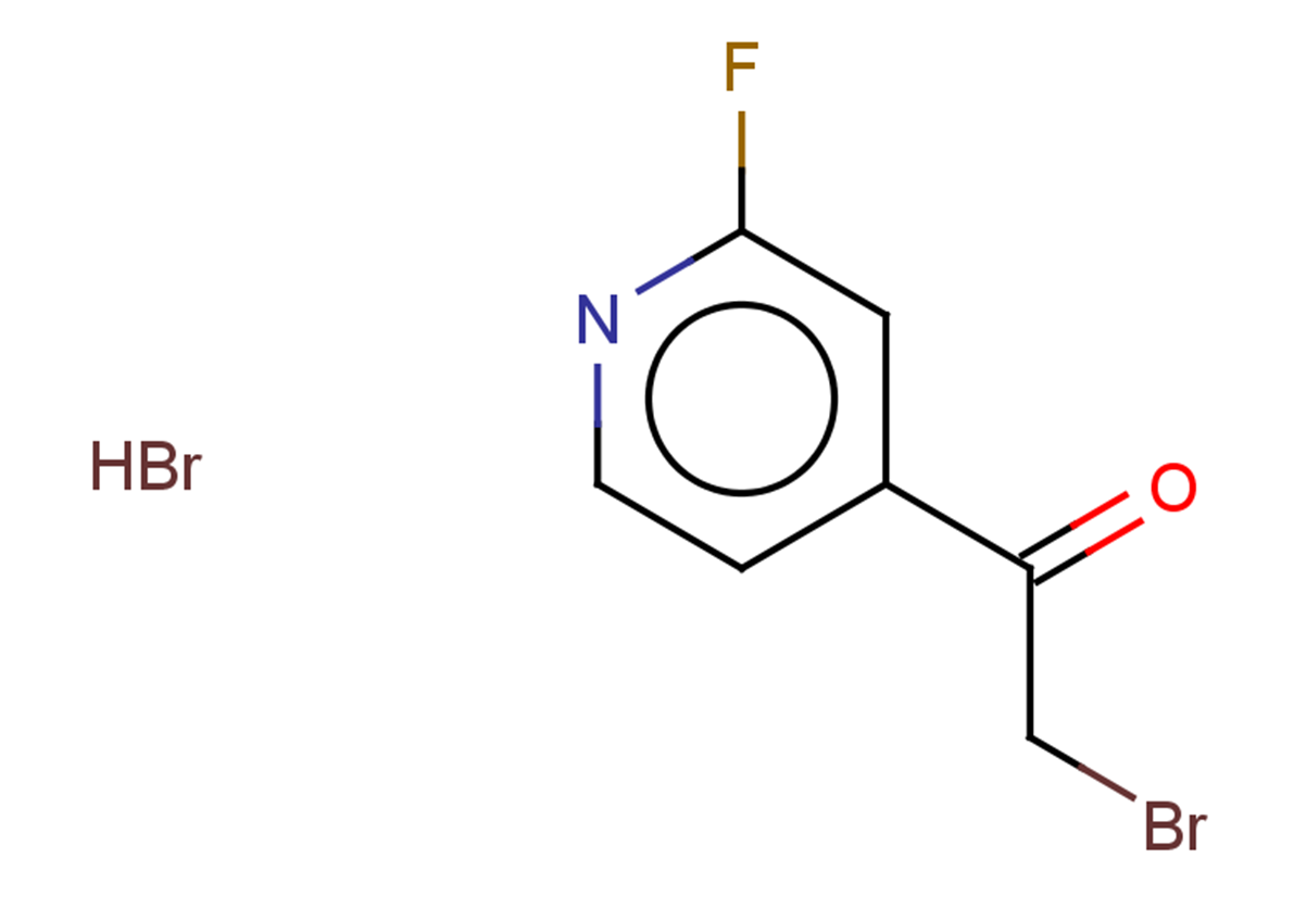2-bromo-1-(2-fluoropyridin-4-yl)ethanone hydrobromide