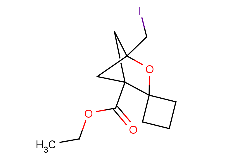 ethyl 4-(iodomethyl)-3-oxaspiro[bicyclo[2.1.1]hexane-2,1'-cyclobutane]-1-carboxylate