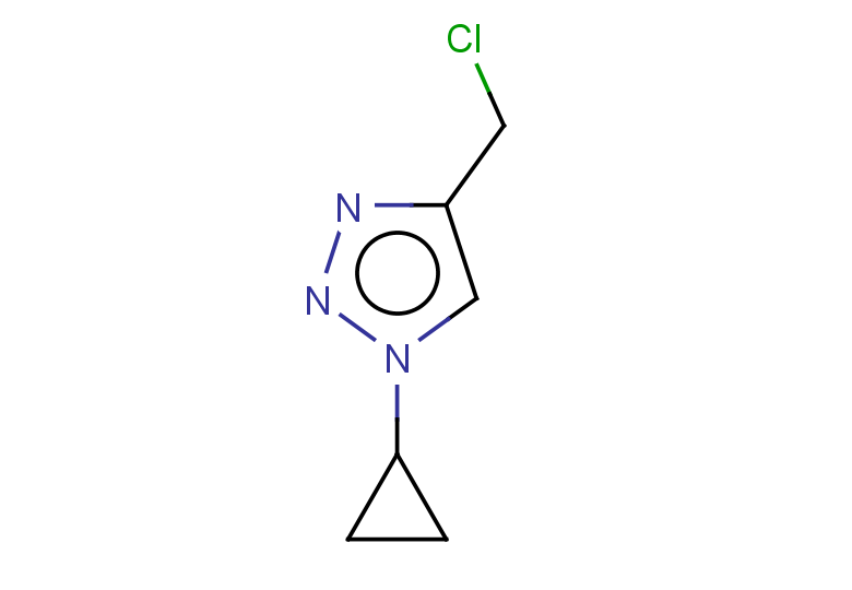 4-(chloromethyl)-1-cyclopropyl-1H-1,2,3-triazole