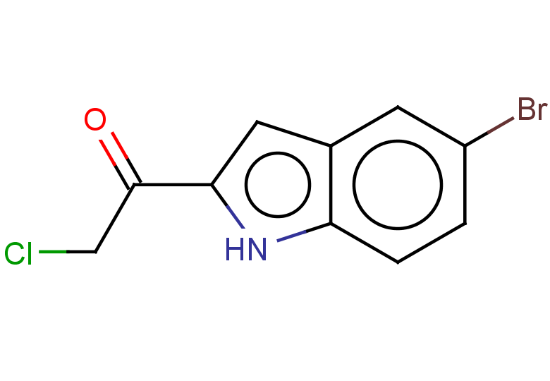 1-(5-bromo-1H-indol-2-yl)-2-chloroethan-1-one