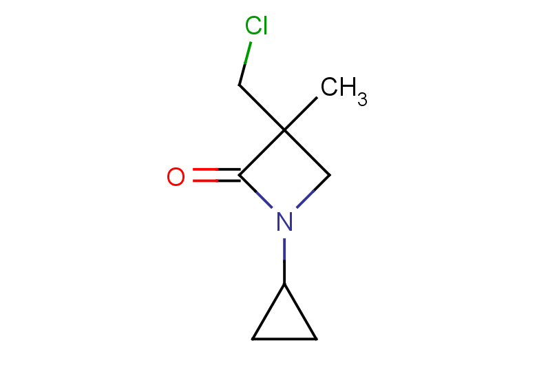 3-(chloromethyl)-1-cyclopropyl-3-methylazetidin-2-one