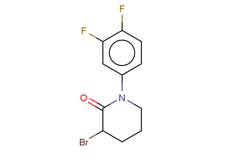 3-BROMO-1-(3,4-DIFLUOROPHENYL)PIPERIDIN-2-ONE