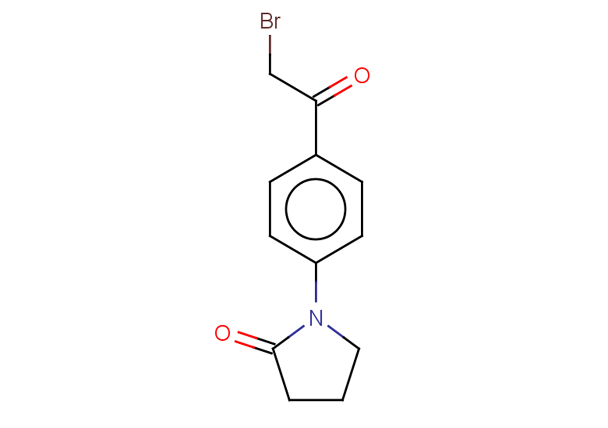 1-[4-(2-bromoacetyl)phenyl]pyrrolidin-2-one