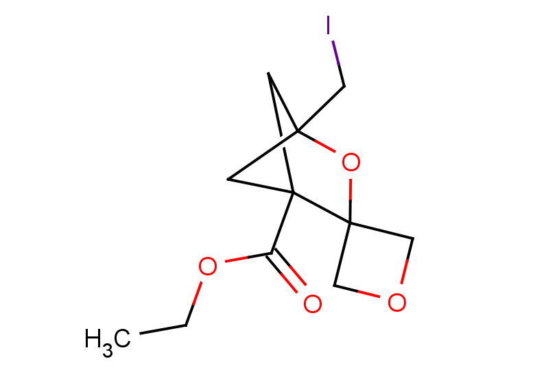 ethyl 4-(iodomethyl)-3-oxaspiro[bicyclo[2.1.1]hexane-2,3'-oxetane]-1-carboxylate