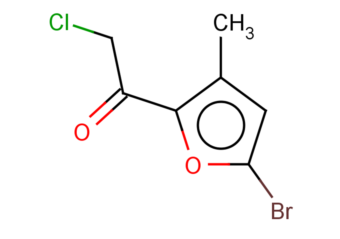 1-(5-bromo-3-methylfuran-2-yl)-2-chloroethan-1-one