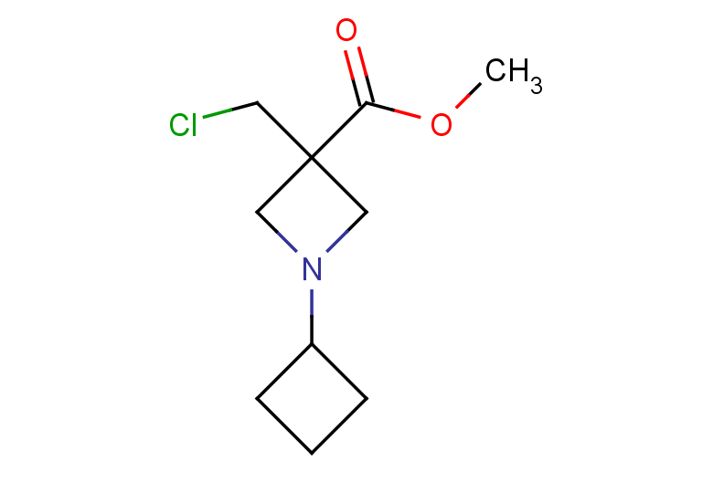 methyl 3-(chloromethyl)-1-cyclobutylazetidine-3-carboxylate