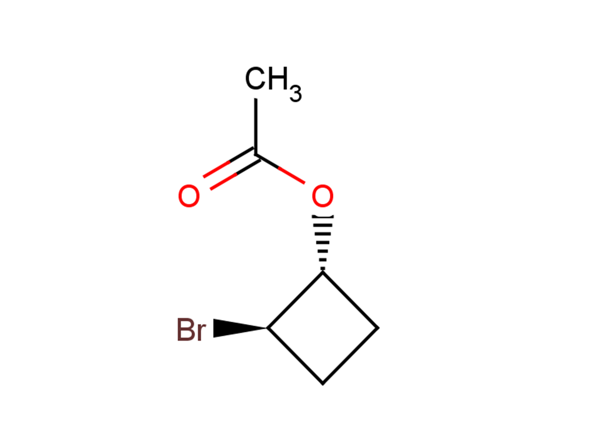 rac-(1R,2R)-2-bromocyclobutyl acetate, trans