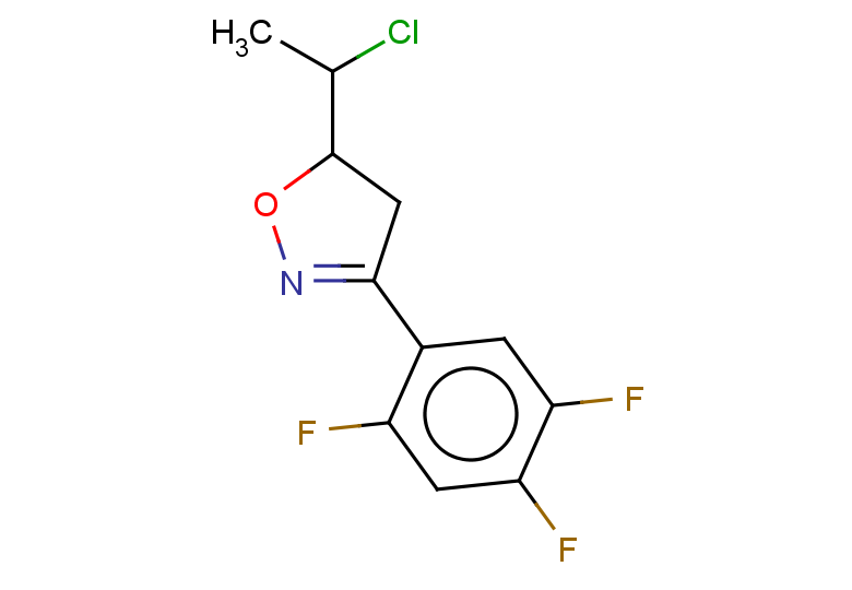 5-(1-chloroethyl)-3-(2,4,5-trifluorophenyl)-4,5-dihydro-1,2-oxazole