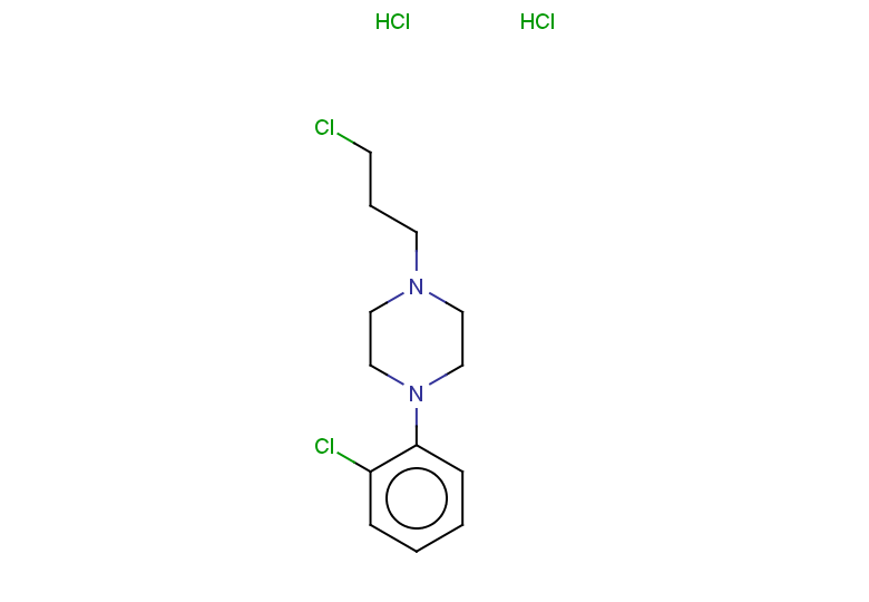 1-(2-chlorophenyl)-4-(3-chloropropyl)piperazine dihydrochloride