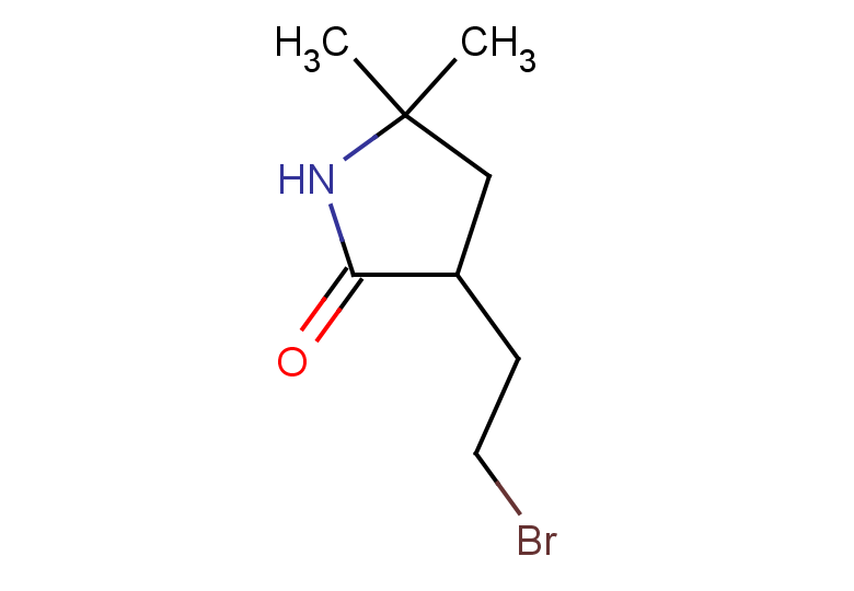 3-(2-bromoethyl)-5,5-dimethylpyrrolidin-2-one