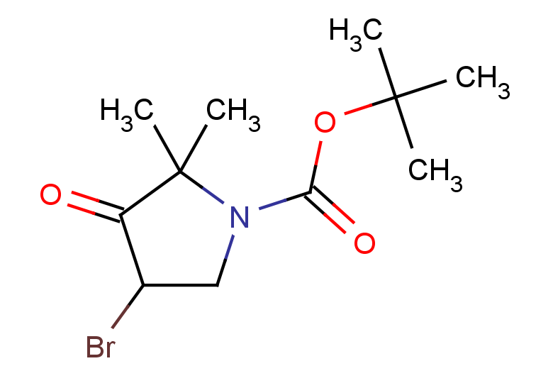 tert-butyl 4-bromo-2,2-dimethyl-3-oxopyrrolidine-1-carboxylate