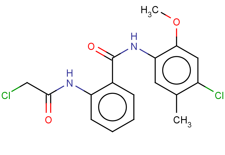 N-(4-chloro-2-methoxy-5-methylphenyl)-2-(2-chloroacetamido)benzamide