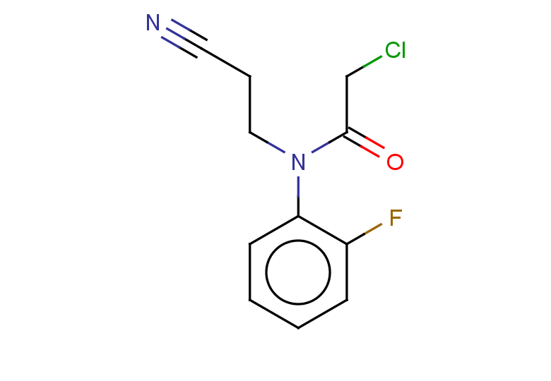 2-chloro-N-(2-cyanoethyl)-N-(2-fluorophenyl)acetamide