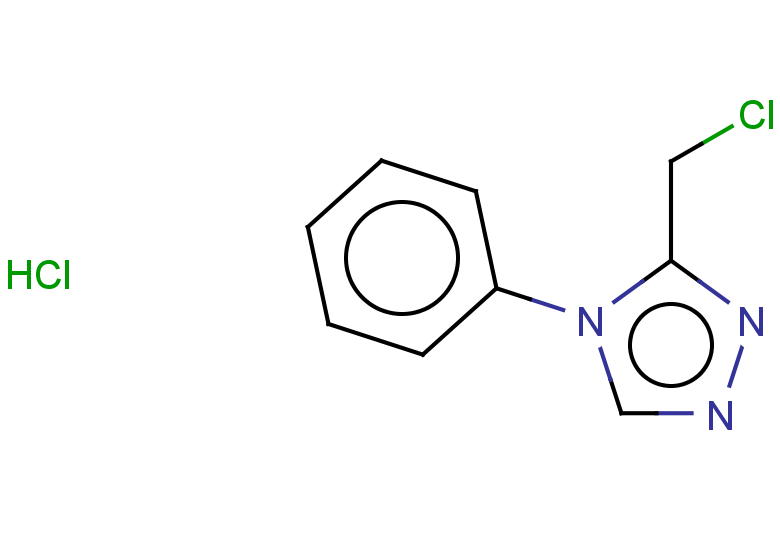 3-(chloromethyl)-4-phenyl-4H-1,2,4-triazole hydrochloride