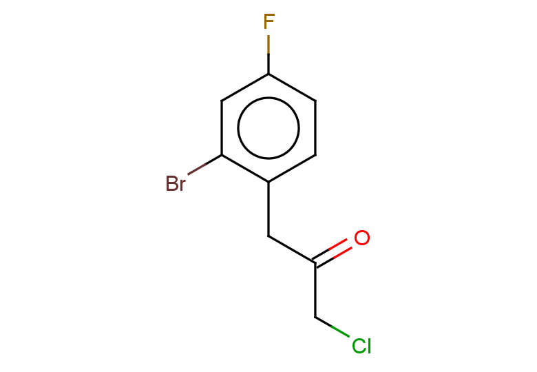 1-(2-bromo-4-fluorophenyl)-3-chloropropan-2-one