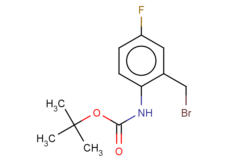 tert-butyl N-[2-(bromomethyl)-4-fluorophenyl]carbamate