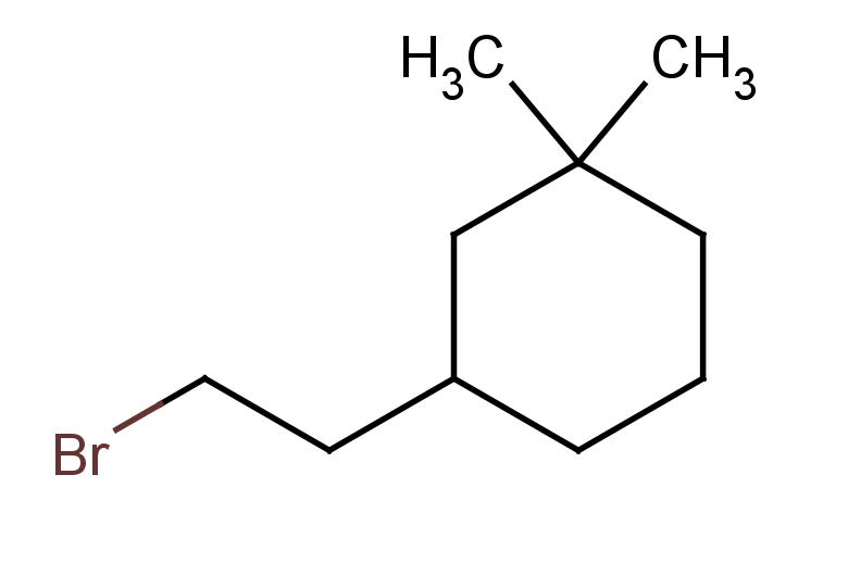3-(2-bromoethyl)-1,1-dimethylcyclohexane