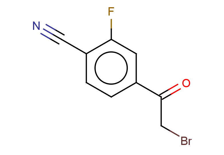 4-(2-bromoacetyl)-2-fluorobenzonitrile