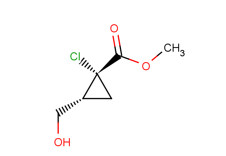 rac-methyl (1R,2R)-1-chloro-2-(hydroxymethyl)cyclopropane-1-carboxylate, cis
