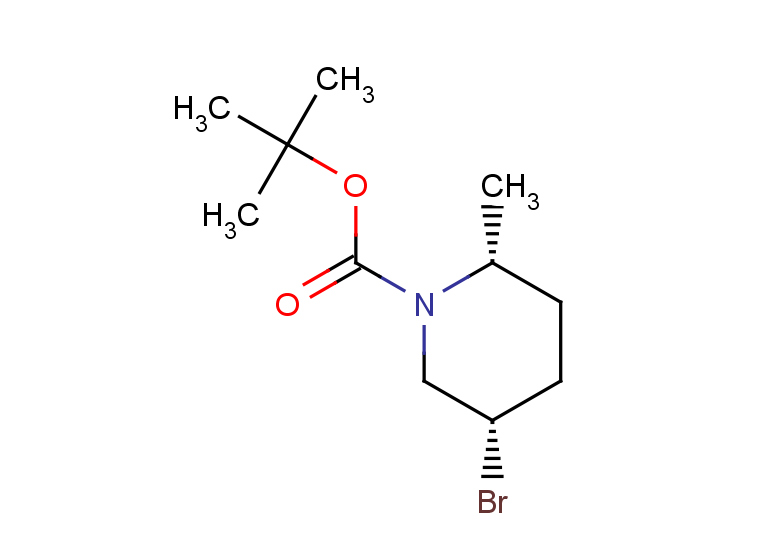 rac-tert-butyl (2R,5S)-5-bromo-2-methylpiperidine-1-carboxylate, cis