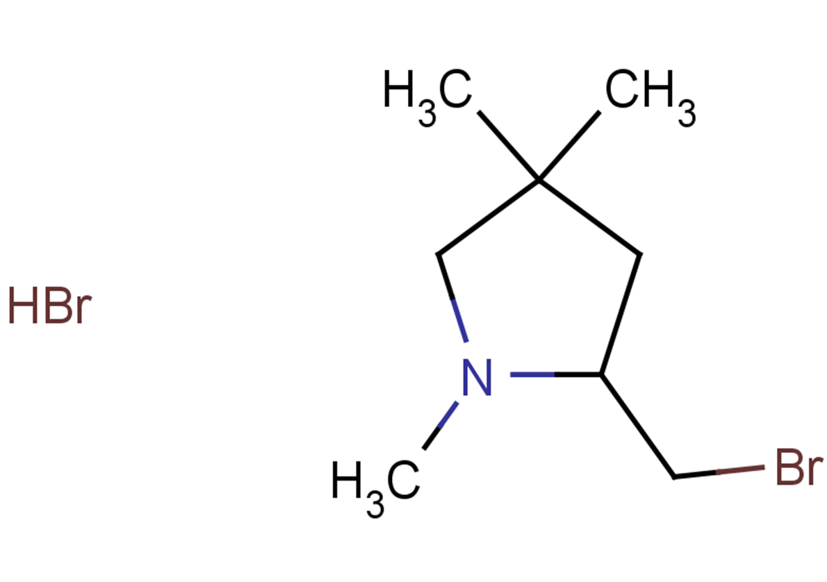 2-(bromomethyl)-1,4,4-trimethylpyrrolidine hydrobromide