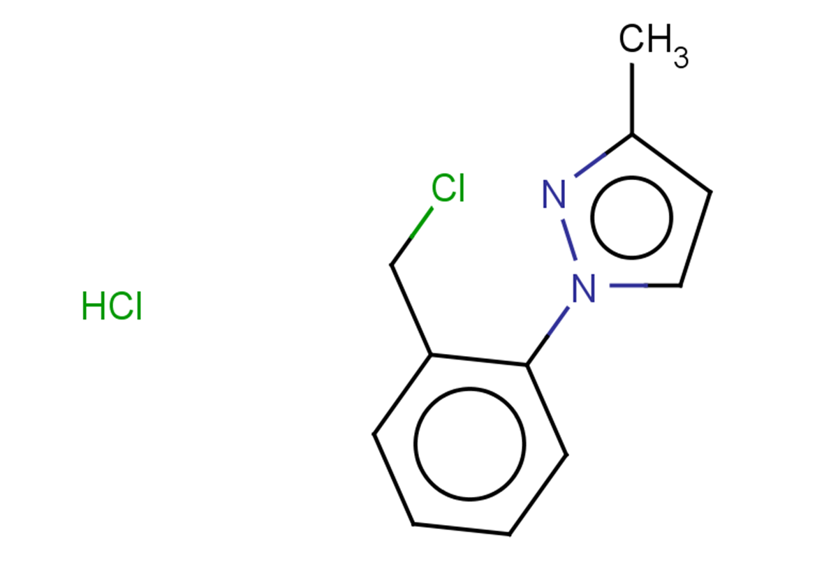 1-[2-(chloromethyl)phenyl]-3-methyl-1H-pyrazole hydrochloride