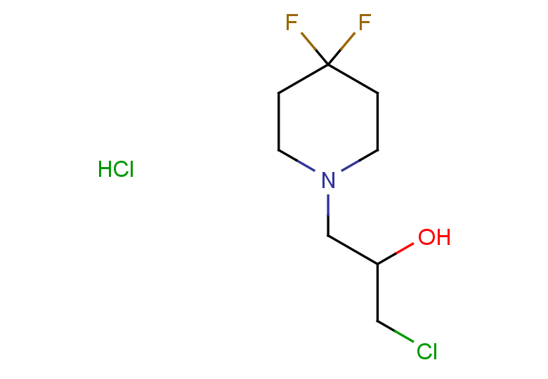 1-chloro-3-(4,4-difluoropiperidin-1-yl)propan-2-ol hydrochloride