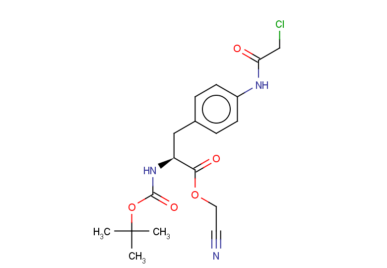 cyanomethyl (2S)-2-{[(tert-butoxy)carbonyl]amino}-3-[4-(2-chloroacetamido)phenyl]propanoate