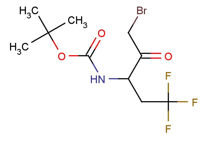 tert-butyl N-(5-bromo-1,1,1-trifluoro-4-oxopentan-3-yl)carbamate