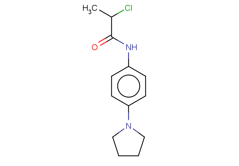 2-chloro-N-[4-(pyrrolidin-1-yl)phenyl]propanamide