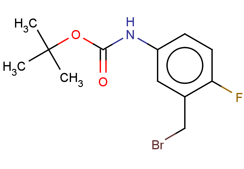 tert-butyl N-[3-(bromomethyl)-4-fluorophenyl]carbamate