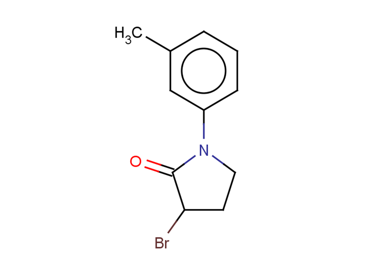 3-bromo-1-(3-methylphenyl)pyrrolidin-2-one