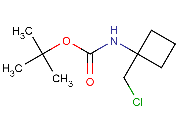 tert-butyl N-[1-(chloromethyl)cyclobutyl]carbamate