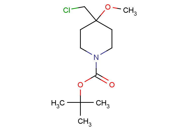 tert-butyl 4-(chloromethyl)-4-methoxypiperidine-1-carboxylate