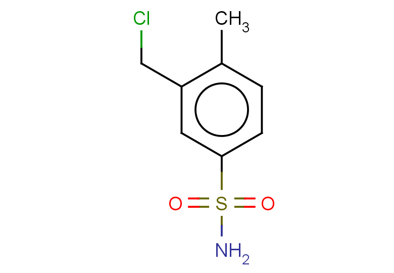 3-(chloromethyl)-4-methylbenzene-1-sulfonamide