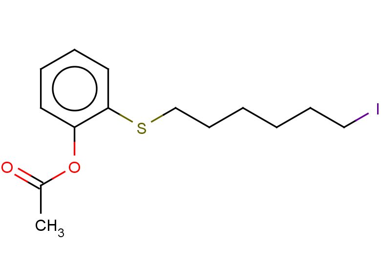 2-[(6-iodohexyl)sulfanyl]phenyl acetate