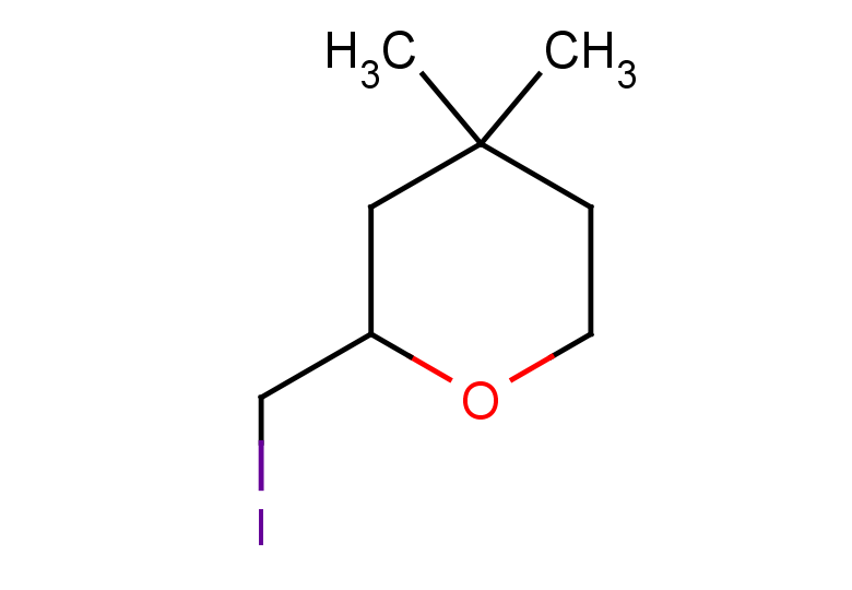 2-(iodomethyl)-4,4-dimethyloxane