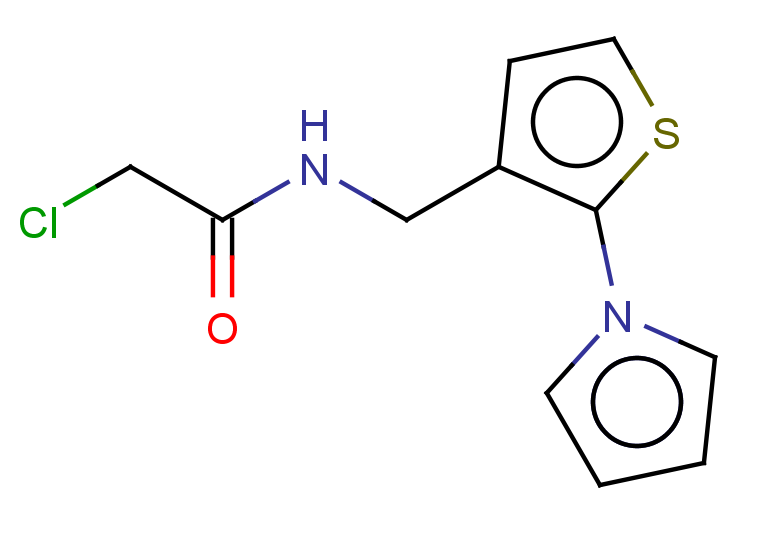 2-chloro-N-{[2-(1H-pyrrol-1-yl)thiophen-3-yl]methyl}acetamide