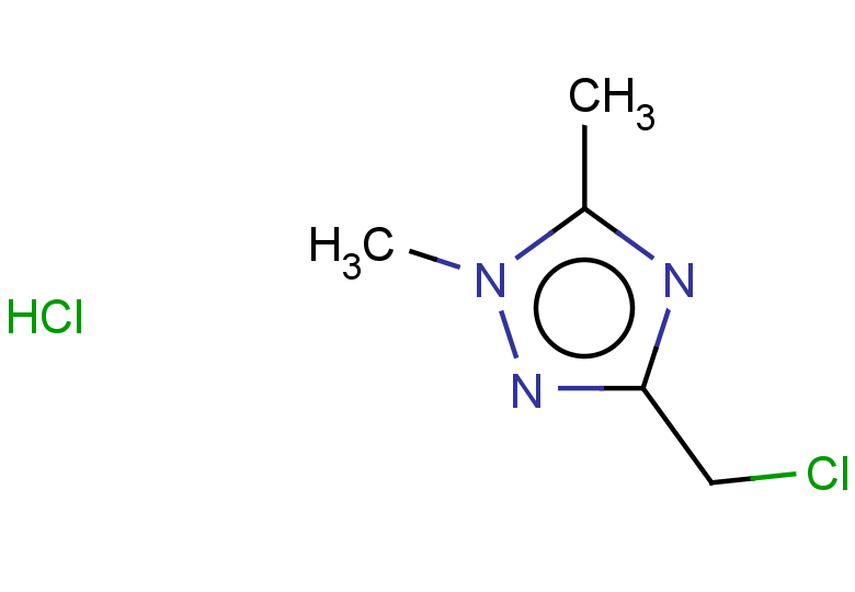 3-(chloromethyl)-1,5-dimethyl-1H-1,2,4-triazole hydrochloride