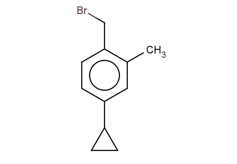 1-(bromomethyl)-4-cyclopropyl-2-methylbenzene
