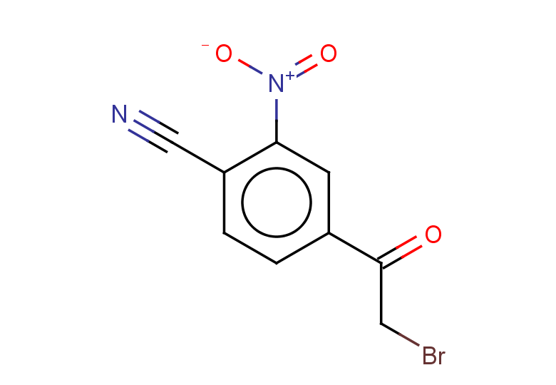4-(2-bromoacetyl)-2-nitrobenzonitrile