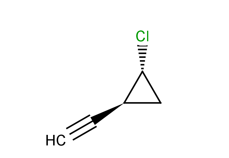 rac-(1R,2S)-1-chloro-2-ethynylcyclopropane, trans