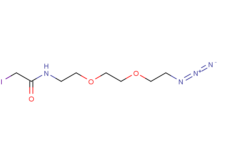 N-(2-(2-(2-azidoethoxy)ethoxy)ethyl)-2-iodoacetamide