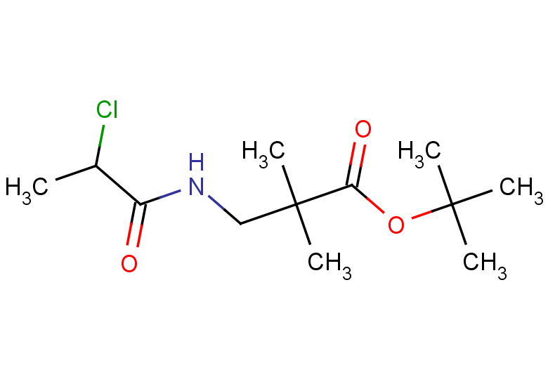 tert-butyl 3-(2-chloropropanamido)-2,2-dimethylpropanoate