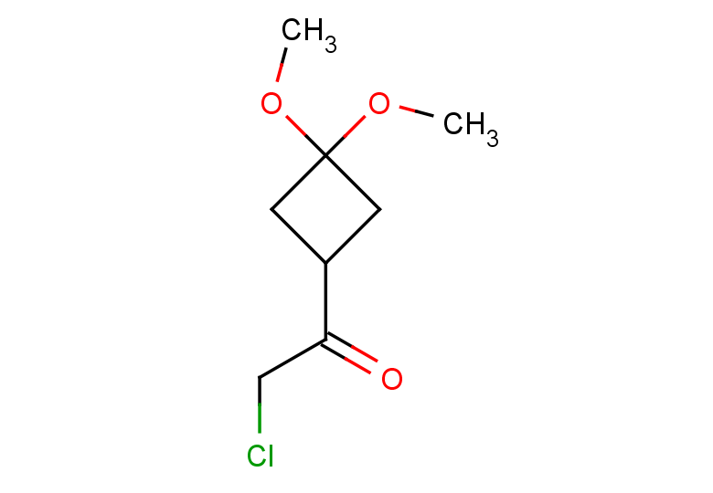 2-chloro-1-(3,3-dimethoxycyclobutyl)ethan-1-one
