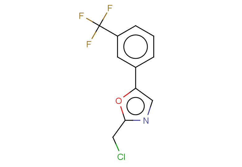2-(chloromethyl)-5-[3-(trifluoromethyl)phenyl]-1,3-oxazole