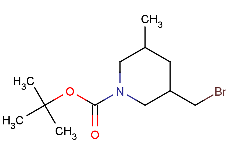 tert-butyl 3-(bromomethyl)-5-methylpiperidine-1-carboxylate