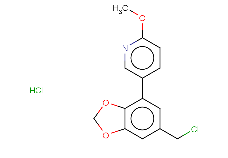 5-[6-(chloromethyl)-1,3-dioxaindan-4-yl]-2-methoxypyridine hydrochloride
