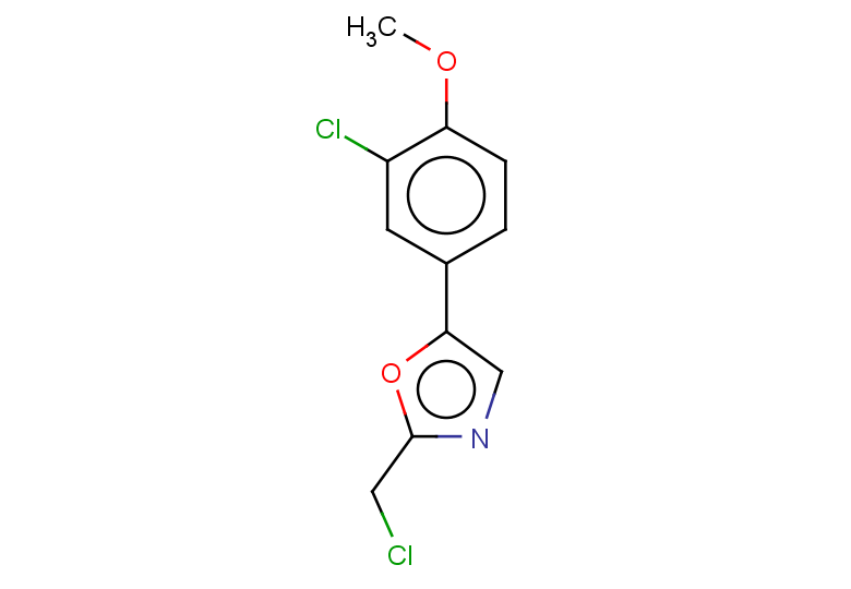 5-(3-chloro-4-methoxyphenyl)-2-(chloromethyl)-1,3-oxazole