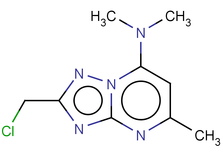 2-(chloromethyl)-N,N,5-trimethyl-[1,2,4]triazolo[1,5-a]pyrimidin-7-amine
